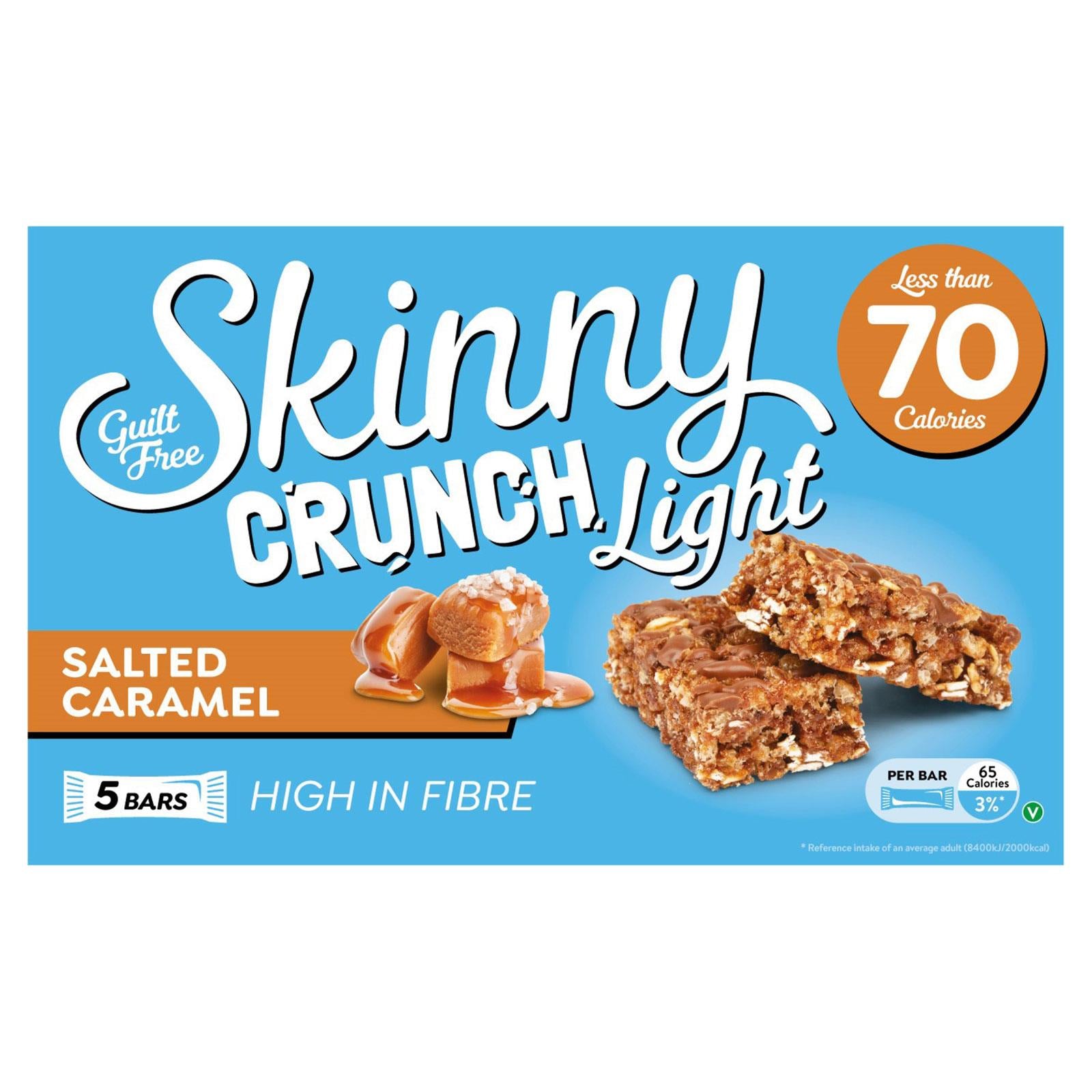 Skinny Crunch Light Salted Caramel 5pk 07/26 Skinny Crunch Light Salted Caramel 5pk 07/26